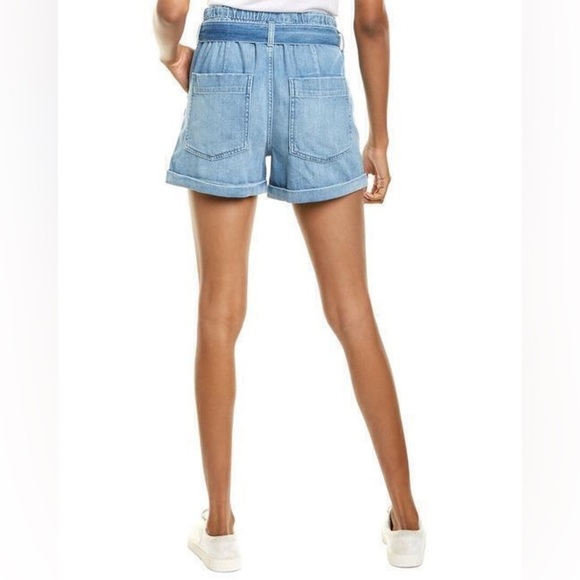 AMO Shorts Blue Finder Keepers Paperbag Denim Women size 27 - Picture 13 of 13